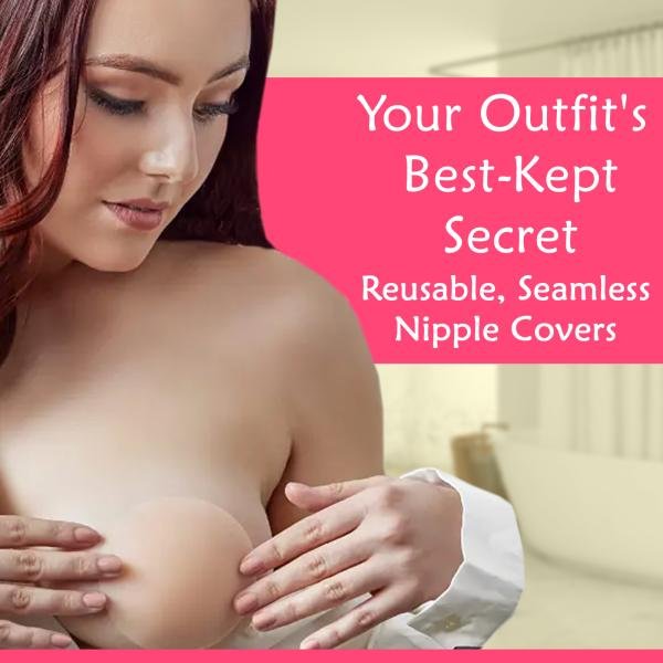 Femgrace Women Silicone Nipple Stickers