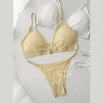 New Design Bra Set Unique Style With panty Set For Women Padded Wire Bra Front Open For Girls Underwear