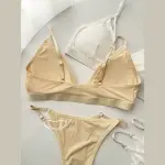 New Design Bra Set Unique Style With panty Set For Women Padded Wire Bra Front Open For Girls Underwear
