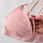 New Design Bra Set Unique Style With panty Set For Women Padded Wire Bra Front Open For Girls Underwear