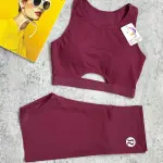 Femgrace Workout Sets for Women 2 Piece Crop Tank Tops Seamless High Waist Shorts Yoga Outfits Gym Leggings Tracksuit Sweatsuit