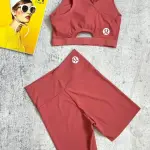 Femgrace Workout Sets for Women 2 Piece Crop Tank Tops Seamless High Waist Shorts Yoga Outfits Gym Leggings Tracksuit Sweatsuit