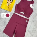 Femgrace Workout Sets for Women 2 Piece Crop Tank Tops Seamless High Waist Shorts Yoga Outfits Gym Leggings Tracksuit Sweatsuit