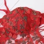 Femgrace High Quality Women's Underwear Thin Embroidered Lace Jumpsuit Hollowed Fishnet Wholesale High Quality Transparent Lingerie